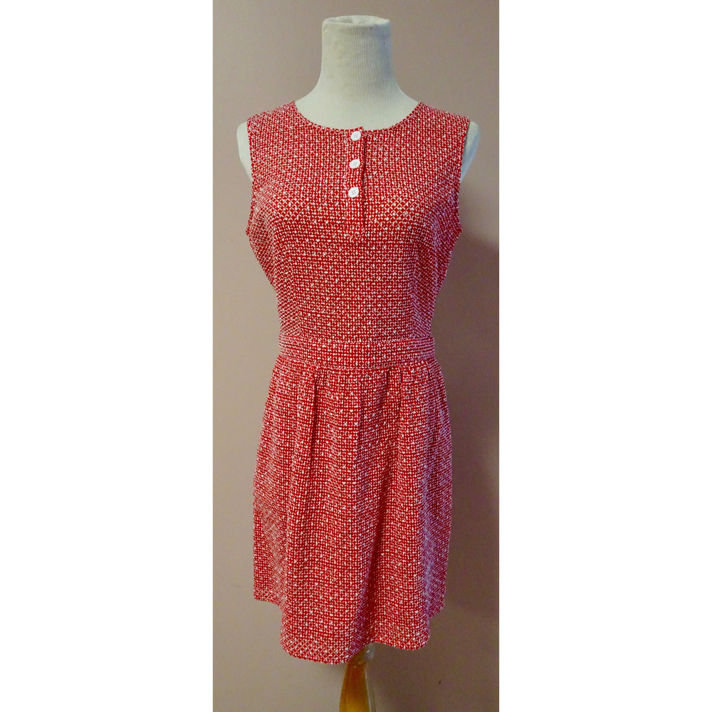 Athe Vanessa Bruno Dress Red Size Small Fr 40 NWT